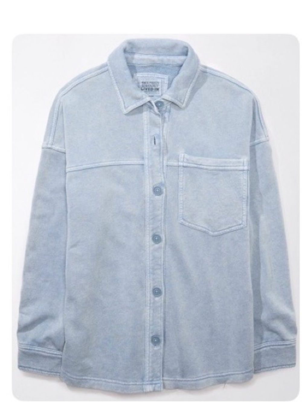 AE Fleece Button Down - Picture 1 of 8